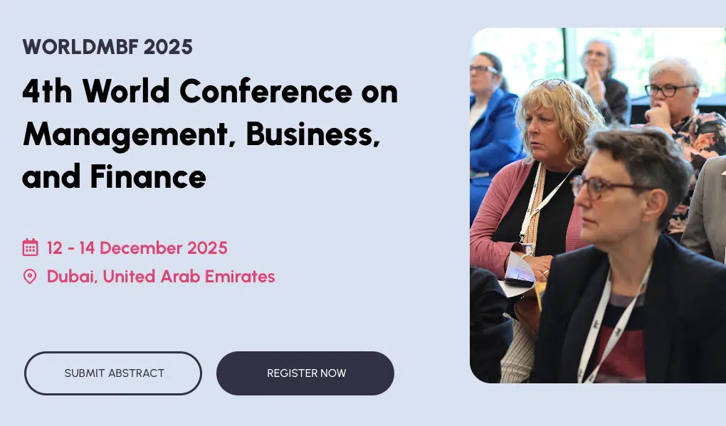 4th World Conference on Management, Business, and Finance