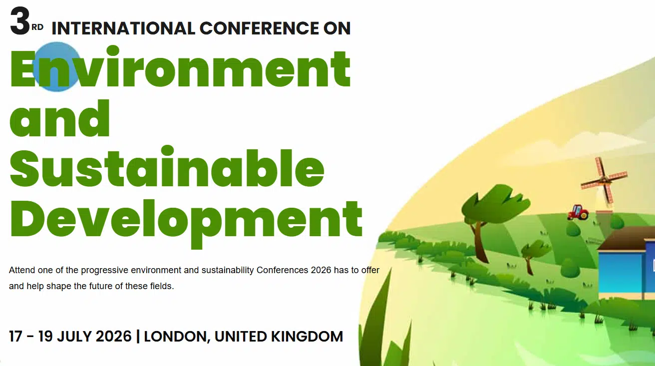 3rd International Conference on Environment and Sustainable Development