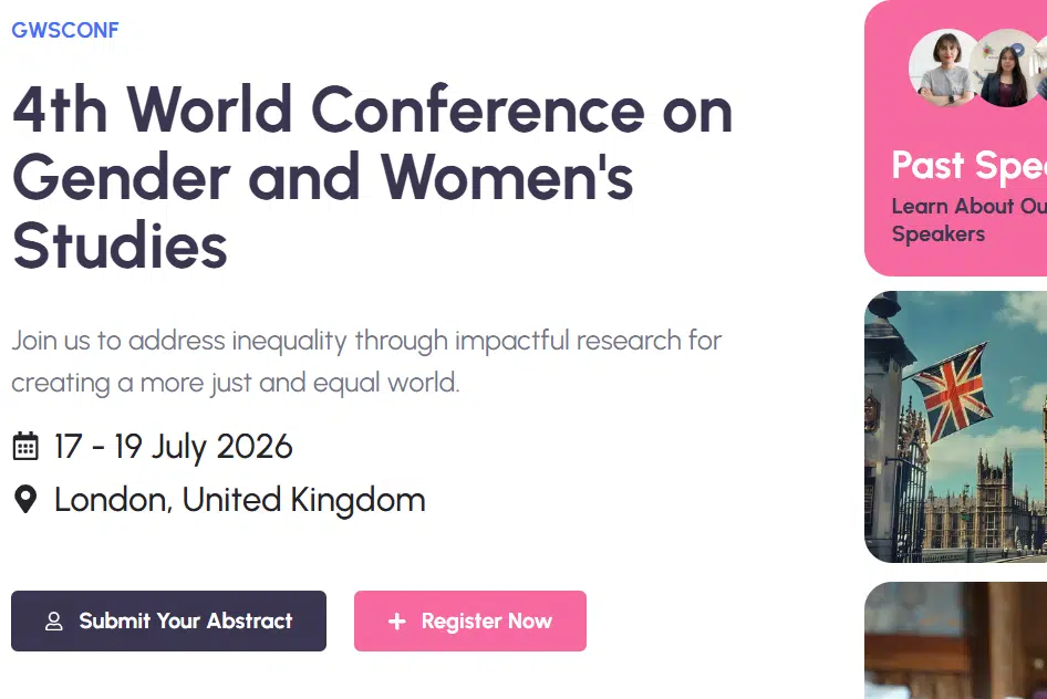 4th World Conference on Gender and Women's Studies